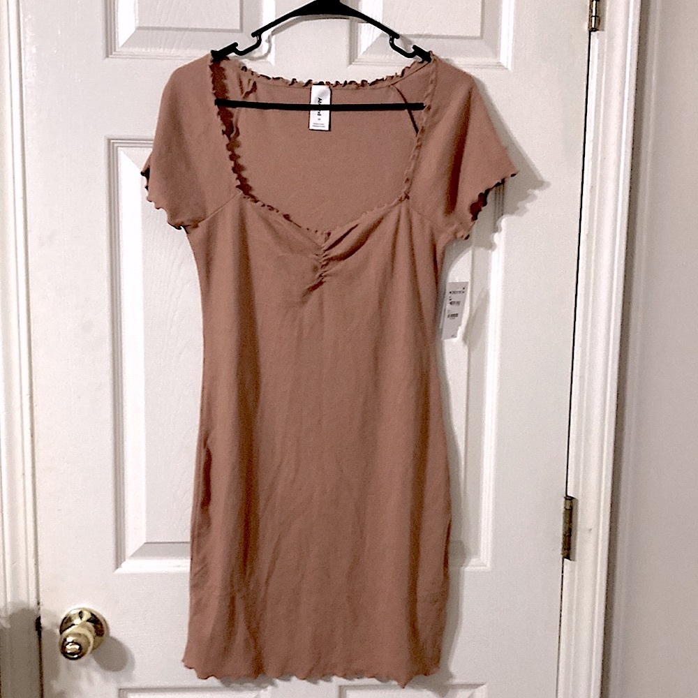 NWT Abound Lettuce Trim Mini Dress Women’s Small
